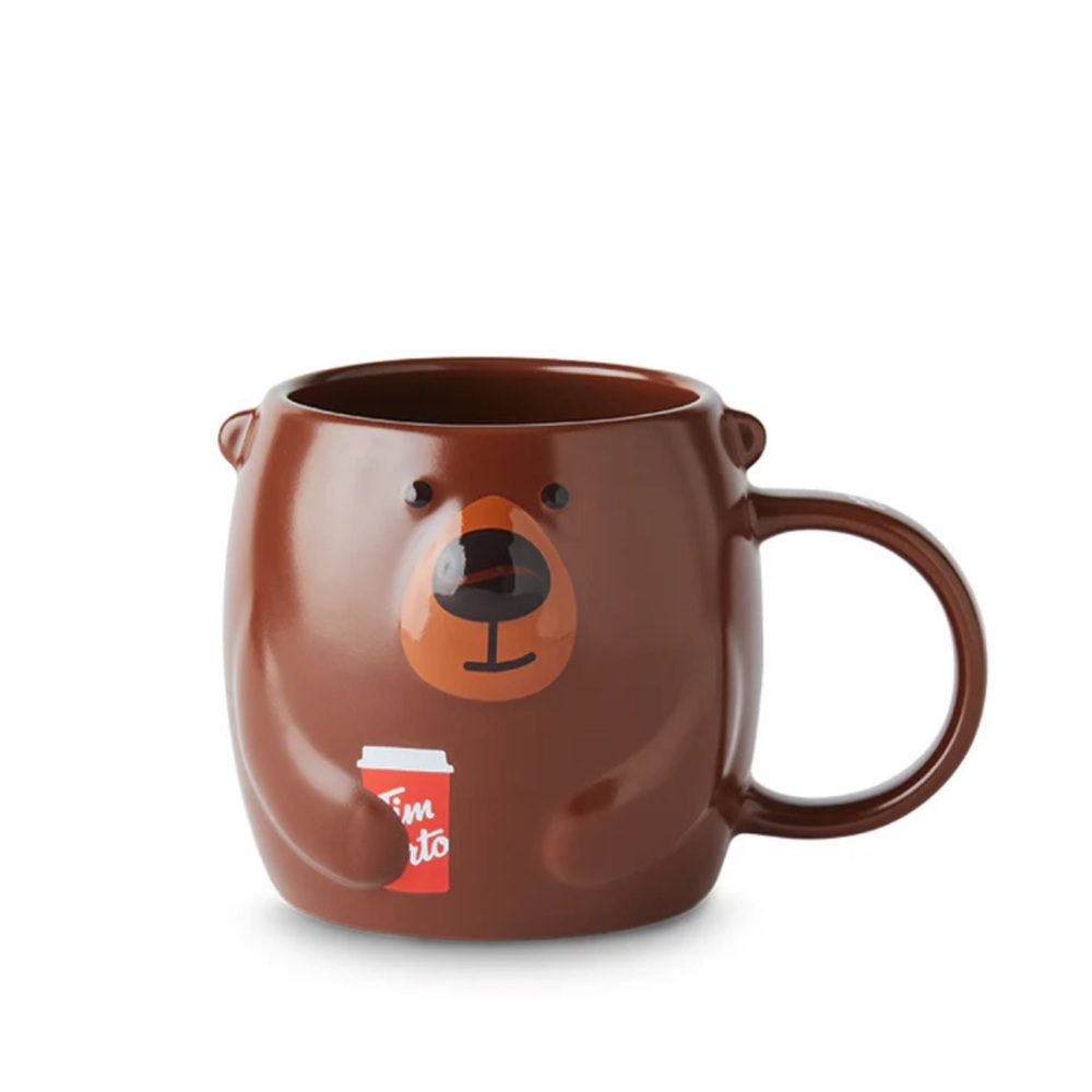 NIB Tim Hortons  20oz Figural Mug - Bear Brown